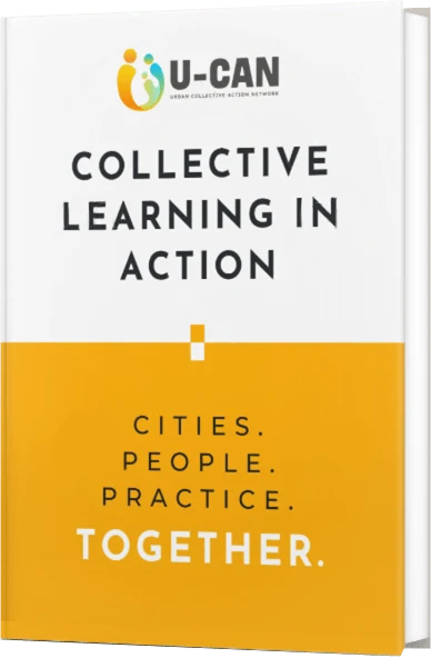 Cover of the U-CAN Annual Forum 2025 report, Collective Learning in Action: Cities. People. Practice. Together.